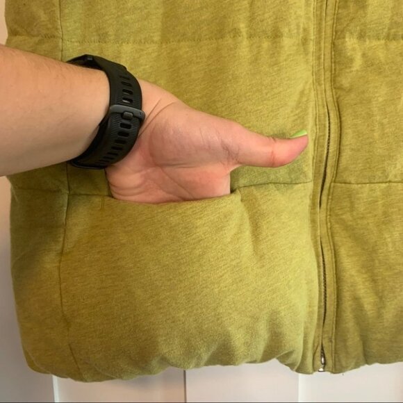 J. Jill Green Down Vest Size Medium - Picture 3 of 8